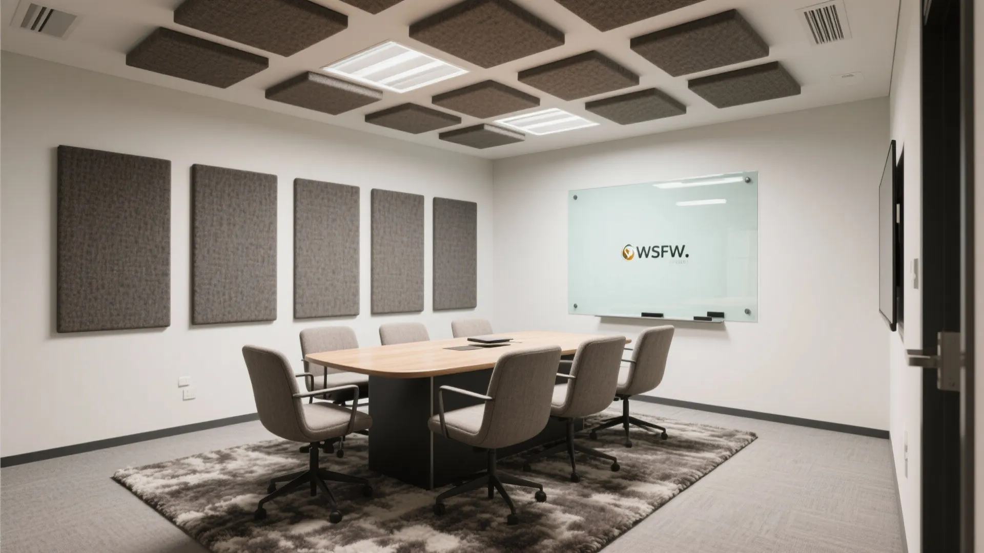 3) Acoustics first: panels, partitions, and soft layers