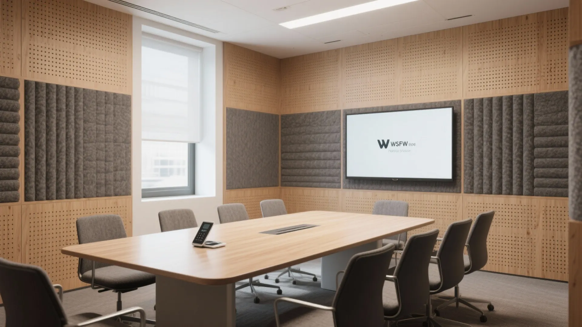 Acoustic Timber Paneling for Focus