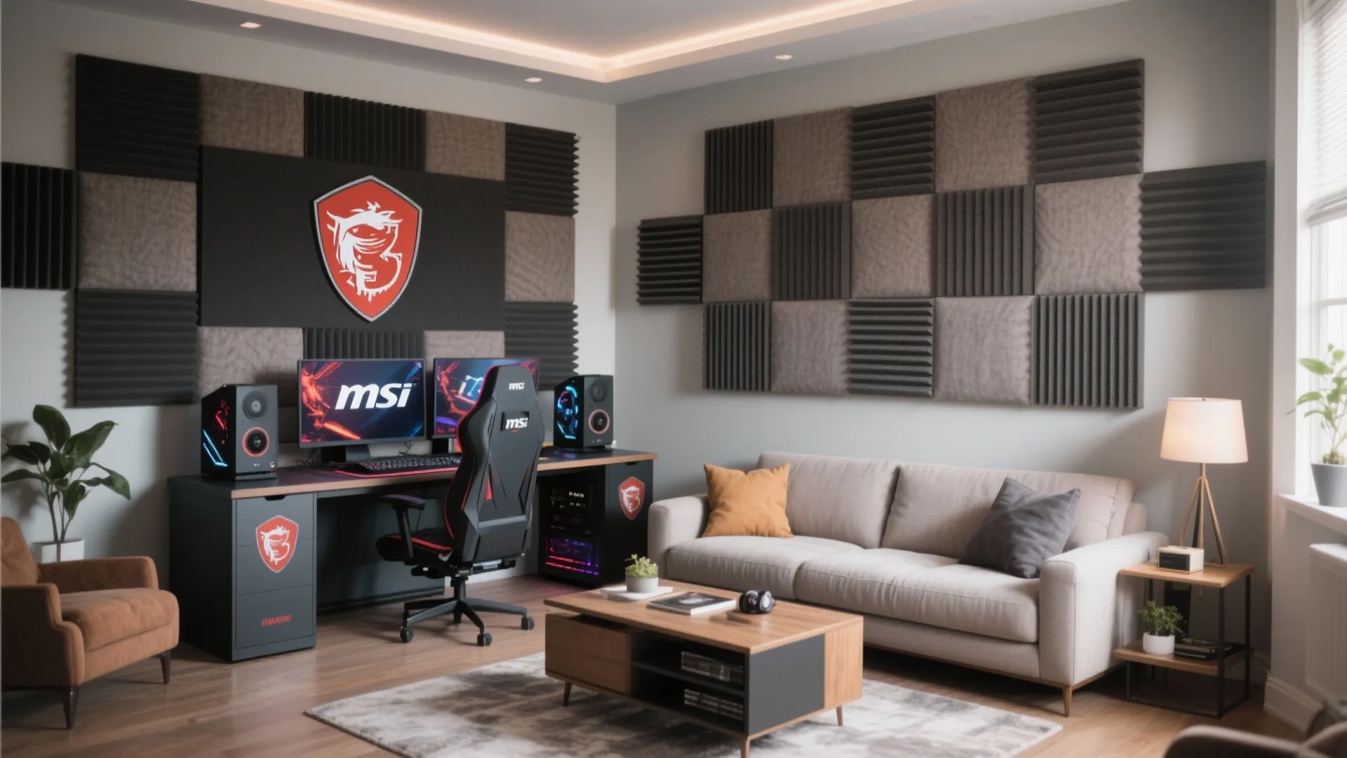 Acoustic panel decor