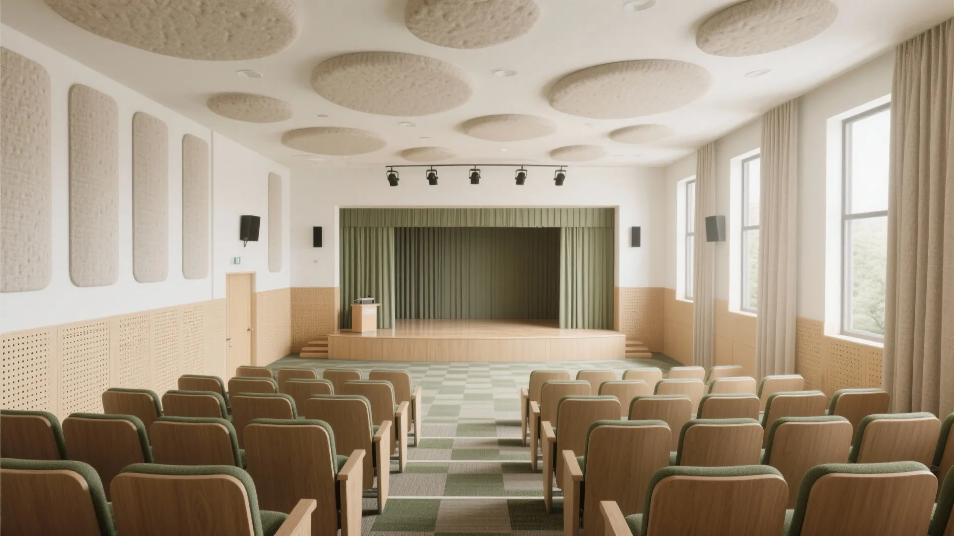 Acoustic treatment for clear speech