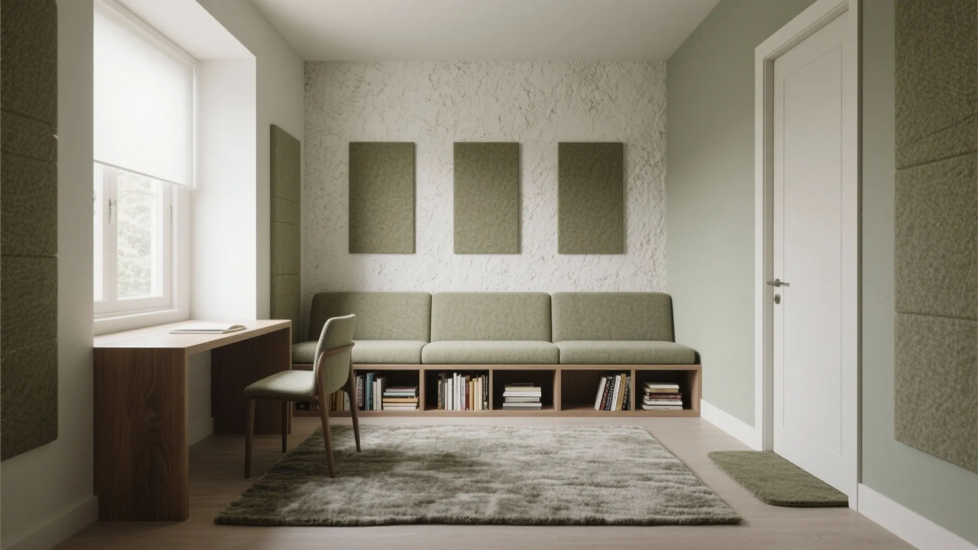 Acoustic Layering: Rugs, Panels, and Soft Partitions
