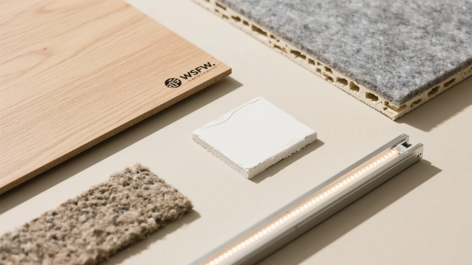 Textured Center Panel (Wood or Acoustic Felt)