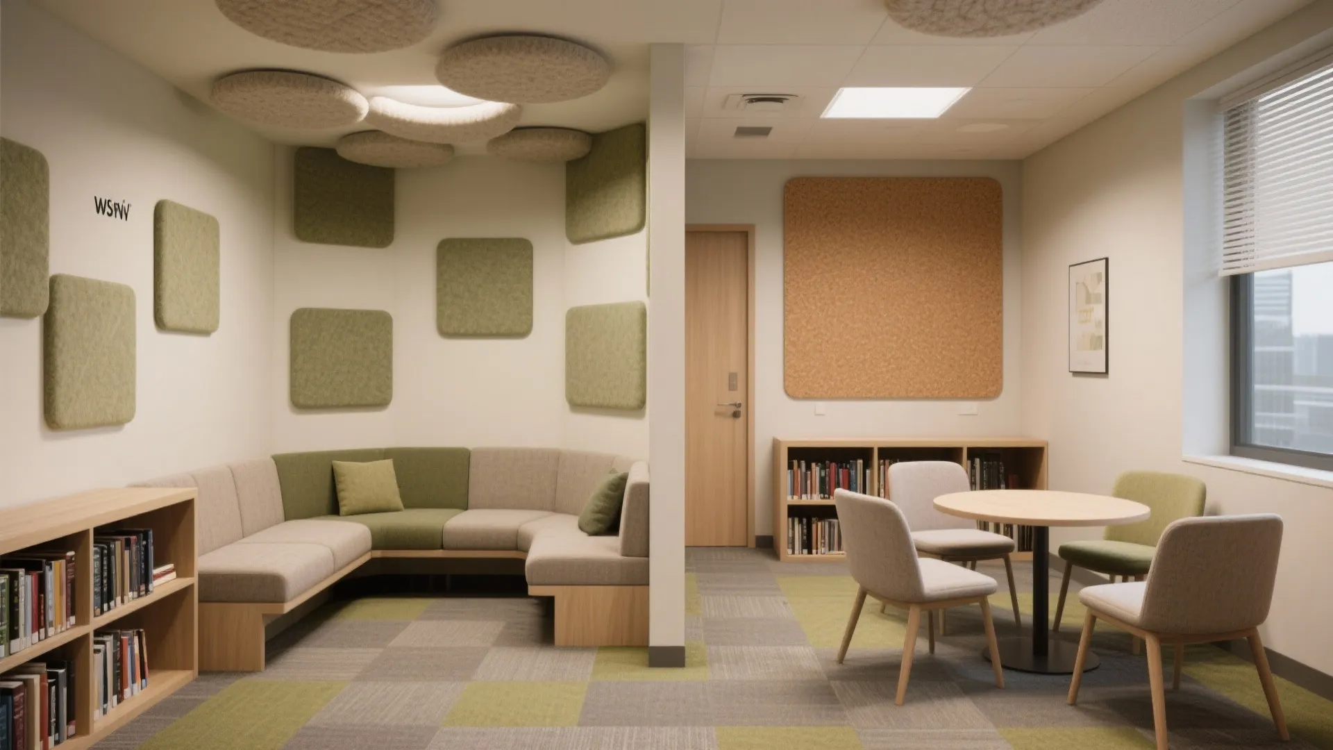 Acoustic zoning that respects quiet and collaboration