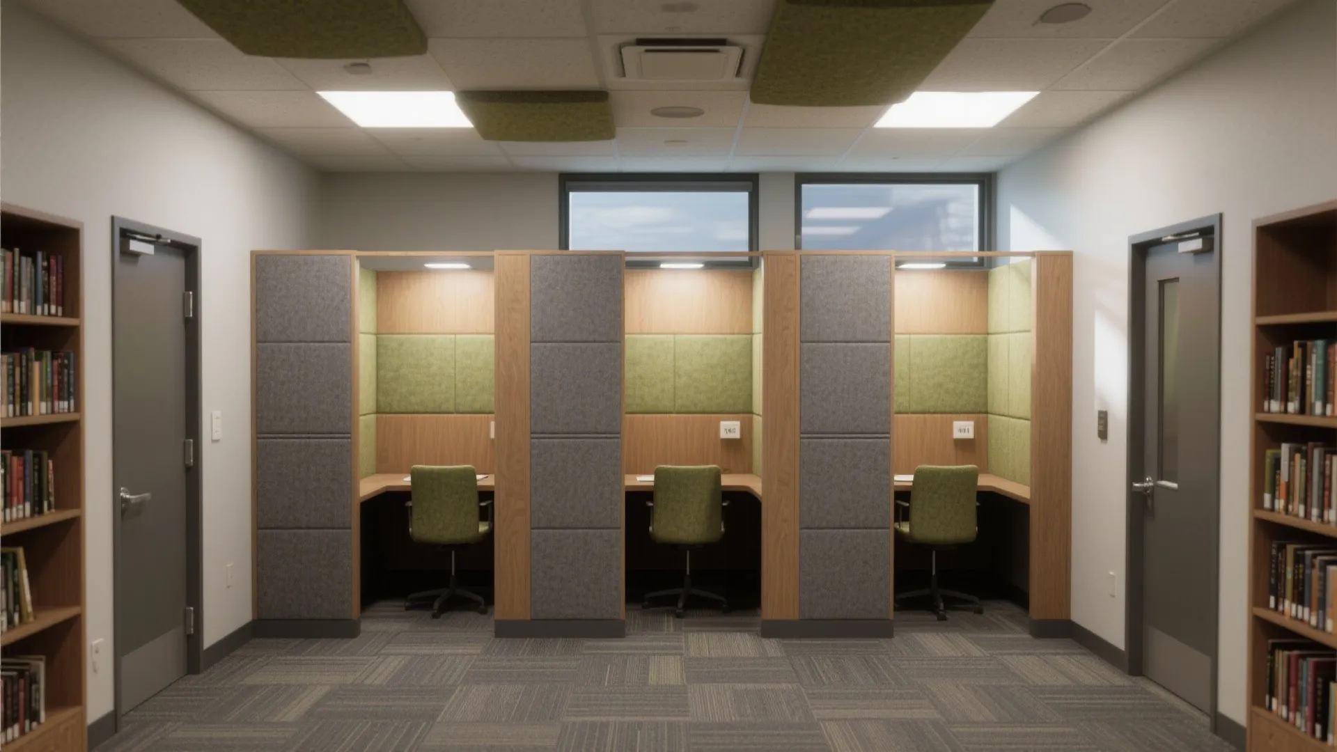 Acoustic Zoning for Private Study Rooms