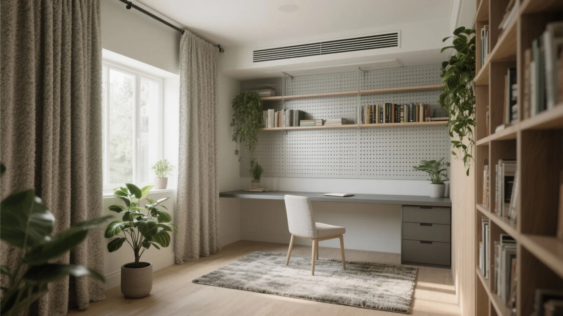 Acoustic Zoning for a Cooler, Quieter Study