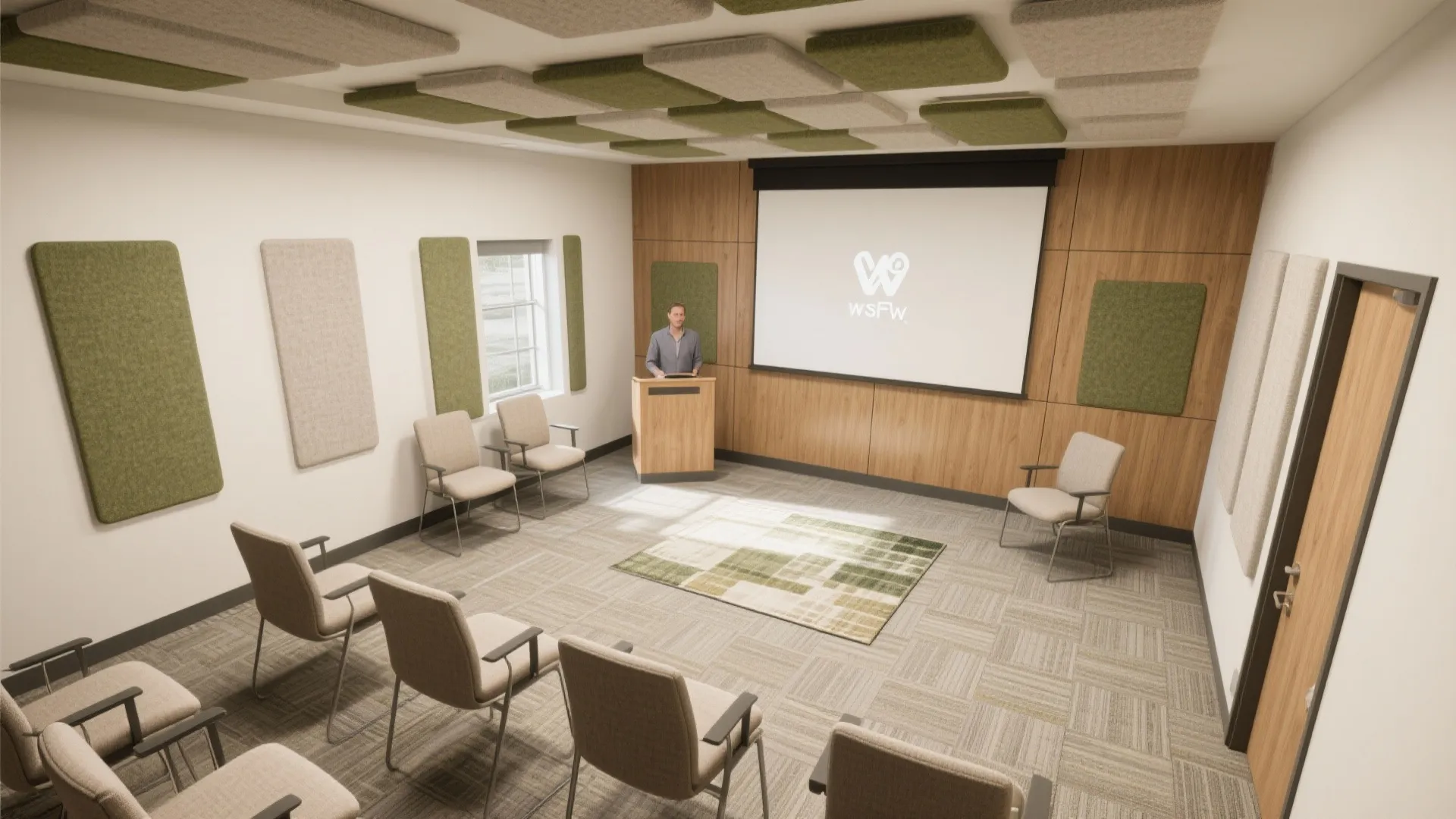 Acoustic Zoning for Focus-Friendly Meetings