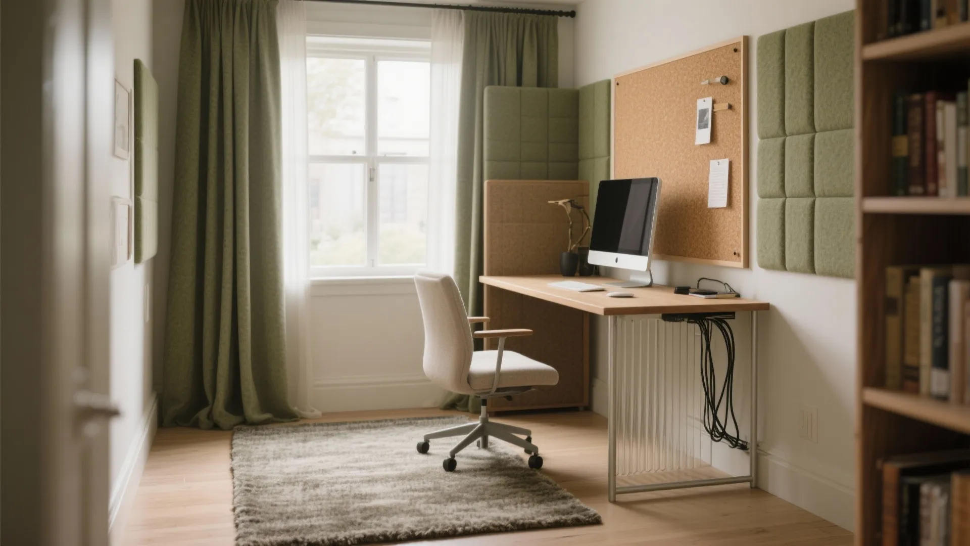 Acoustic-first zoning for focus