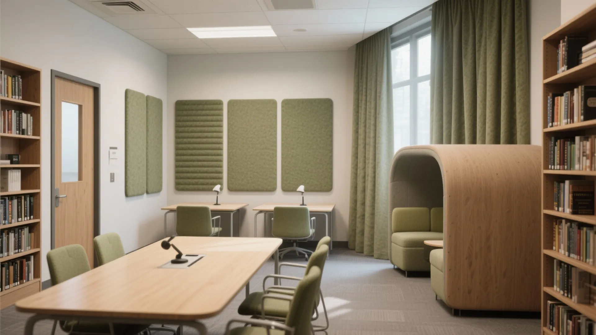 1) Acoustic zoning that actually works