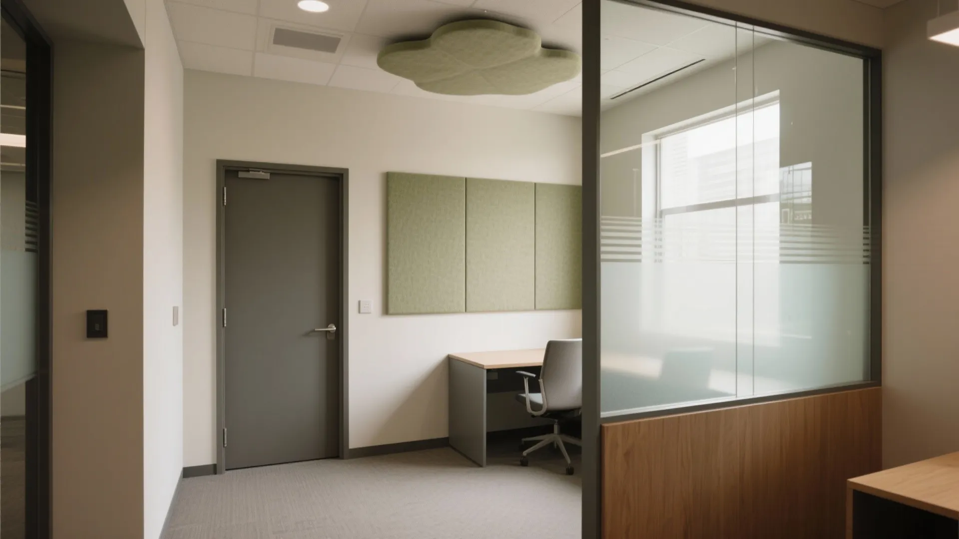 Acoustic-first zoning for focus