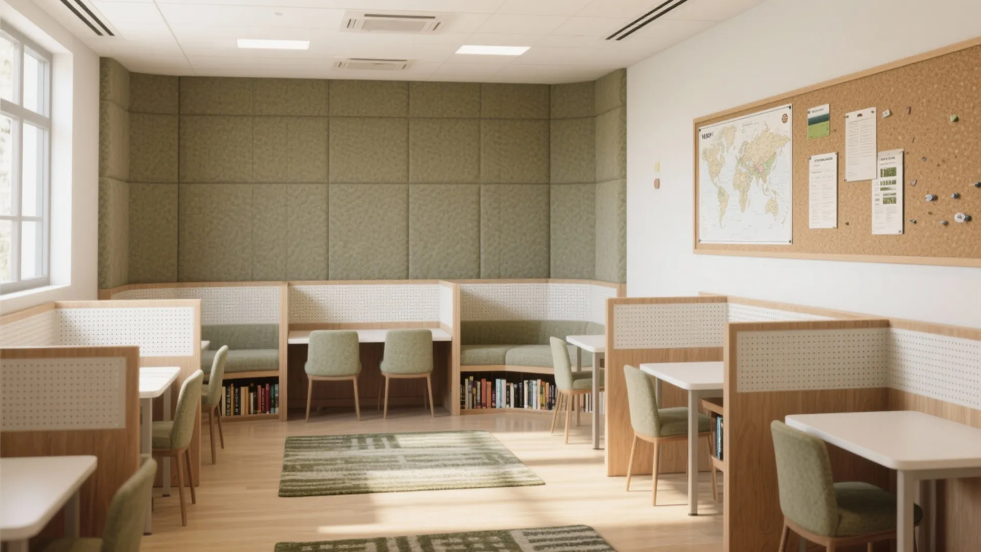 Acoustic zoning that feels calm, not clinical