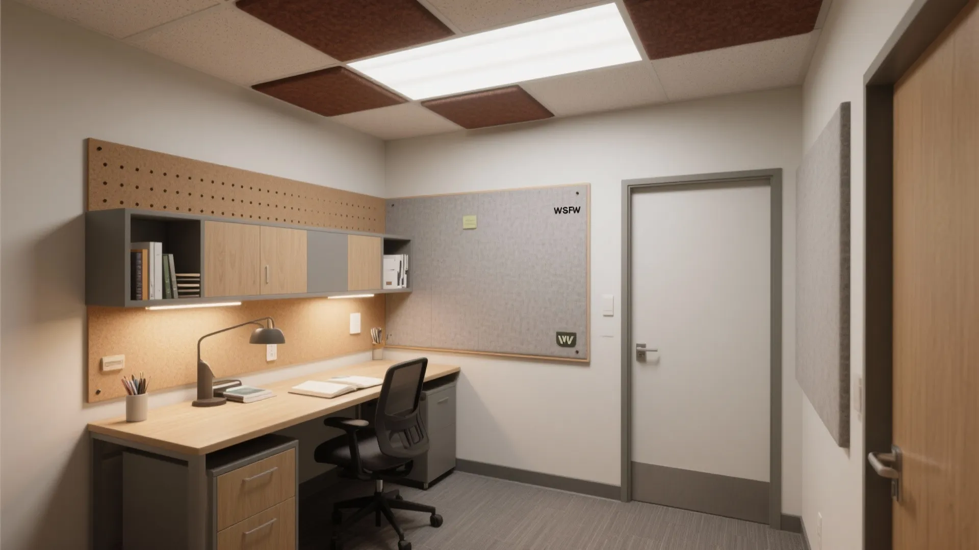 Acoustic zoning without heavy construction