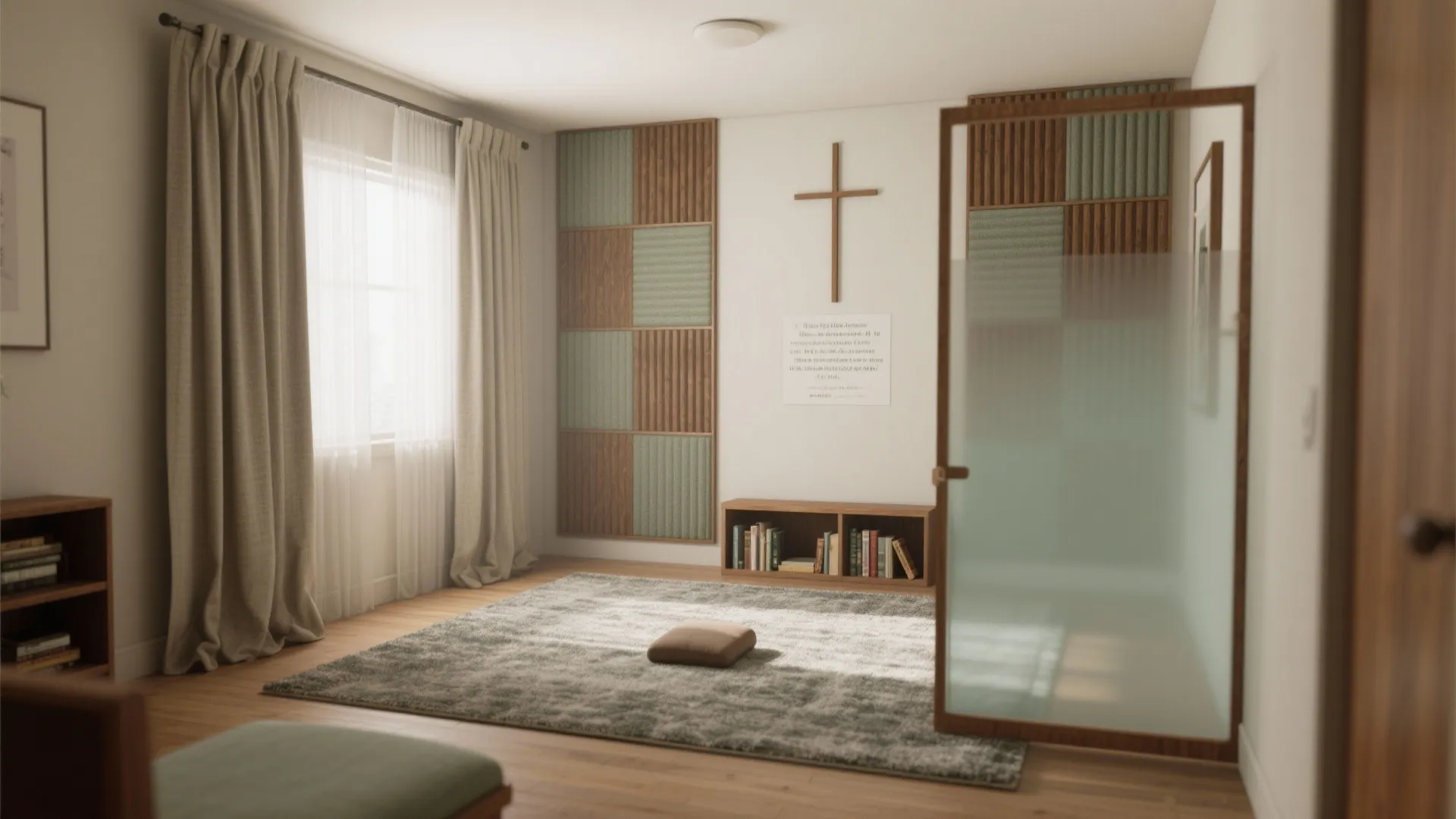 Acoustic Comfort and Gentle Zoning for Stillness