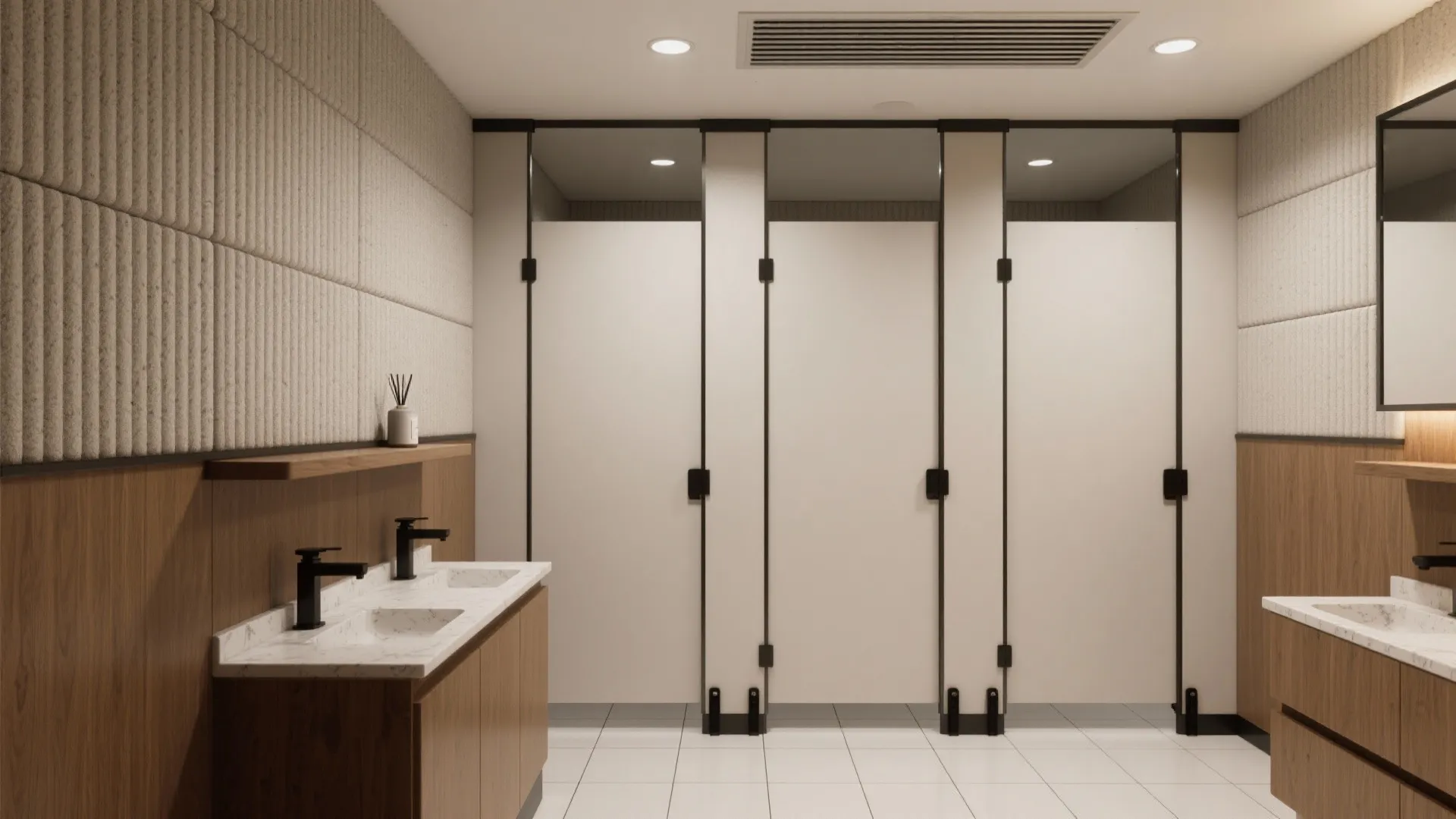 Acoustics, scent, and ventilation for comfort