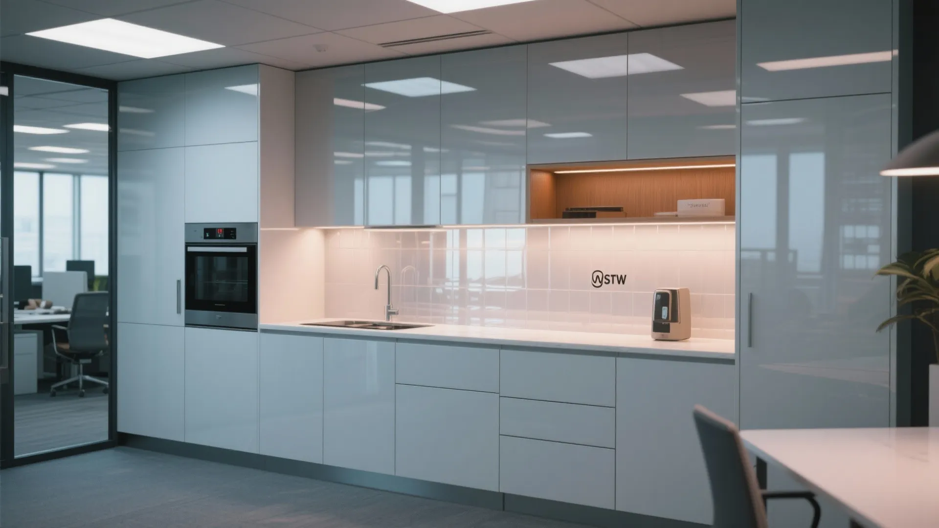 7. Glass or Acrylic Backsplashes