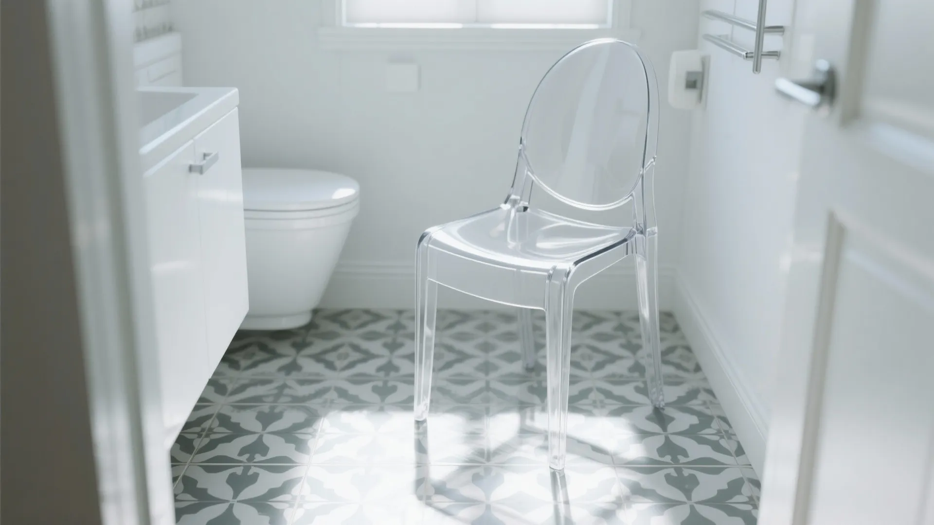 Idea 2: Minimalist Acrylic Chair