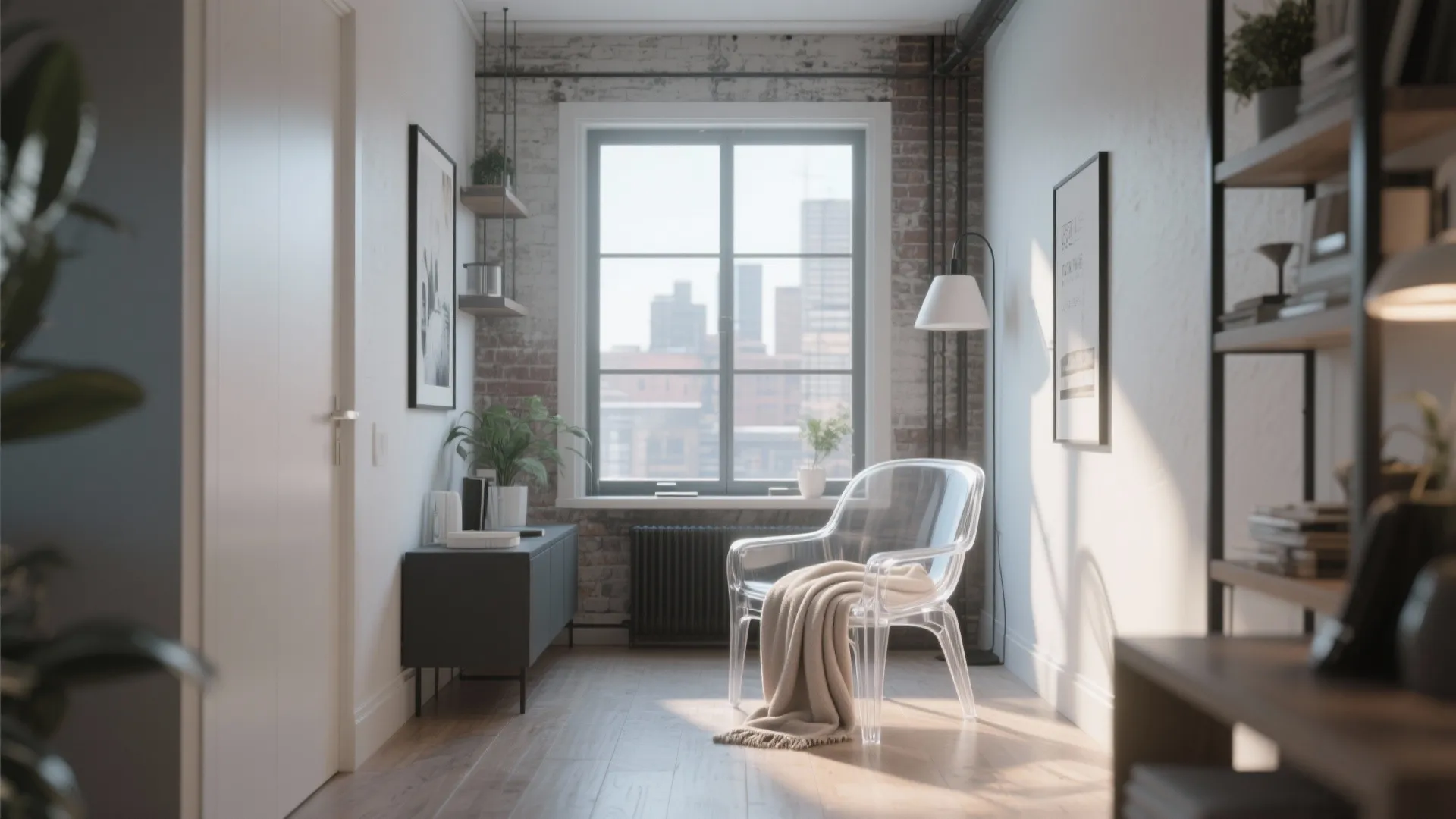 9. Transparent Acrylic Chairs