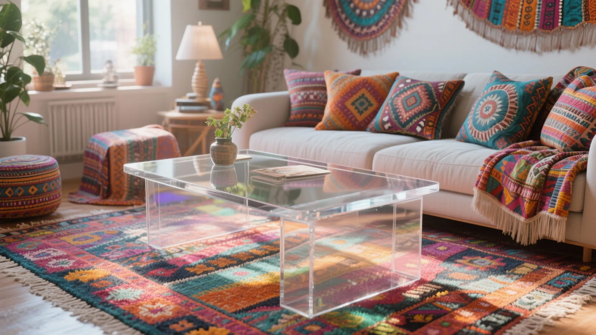 10. Transparent Acrylic Modernism