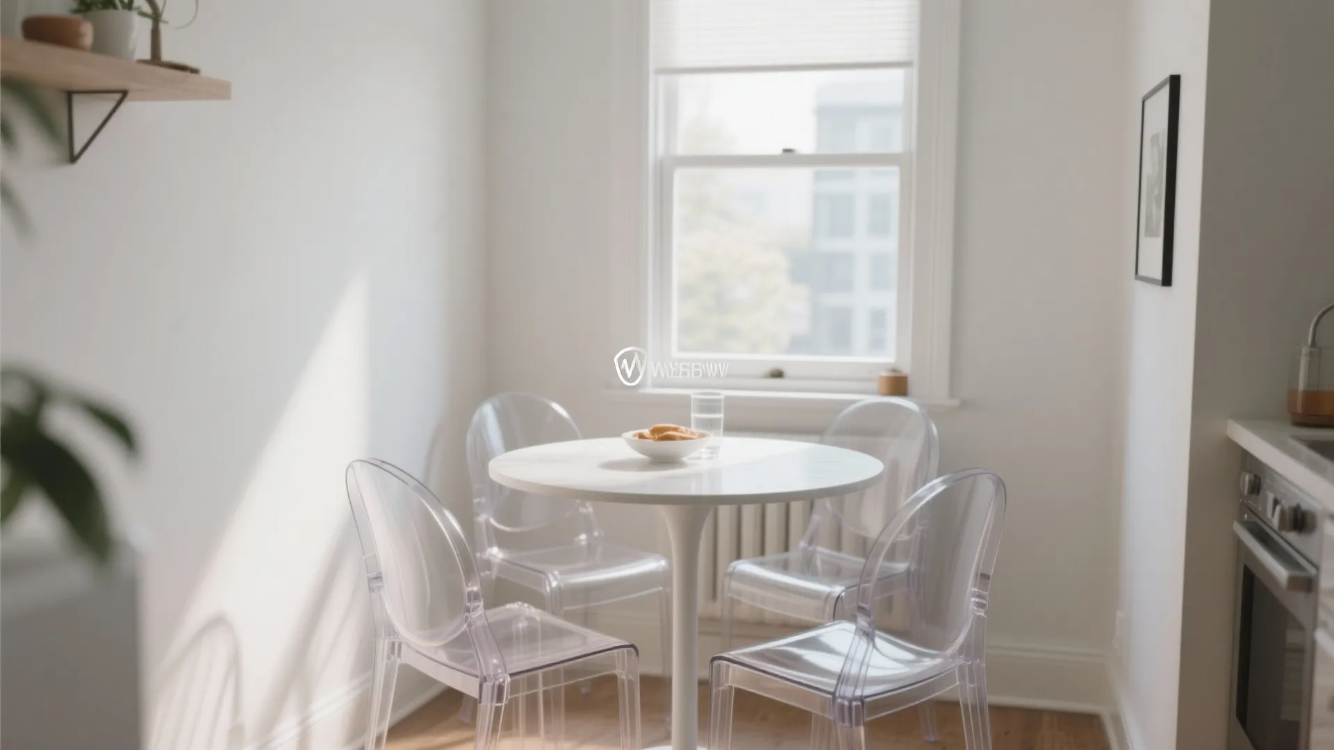 3. Transparent Acrylic Chairs