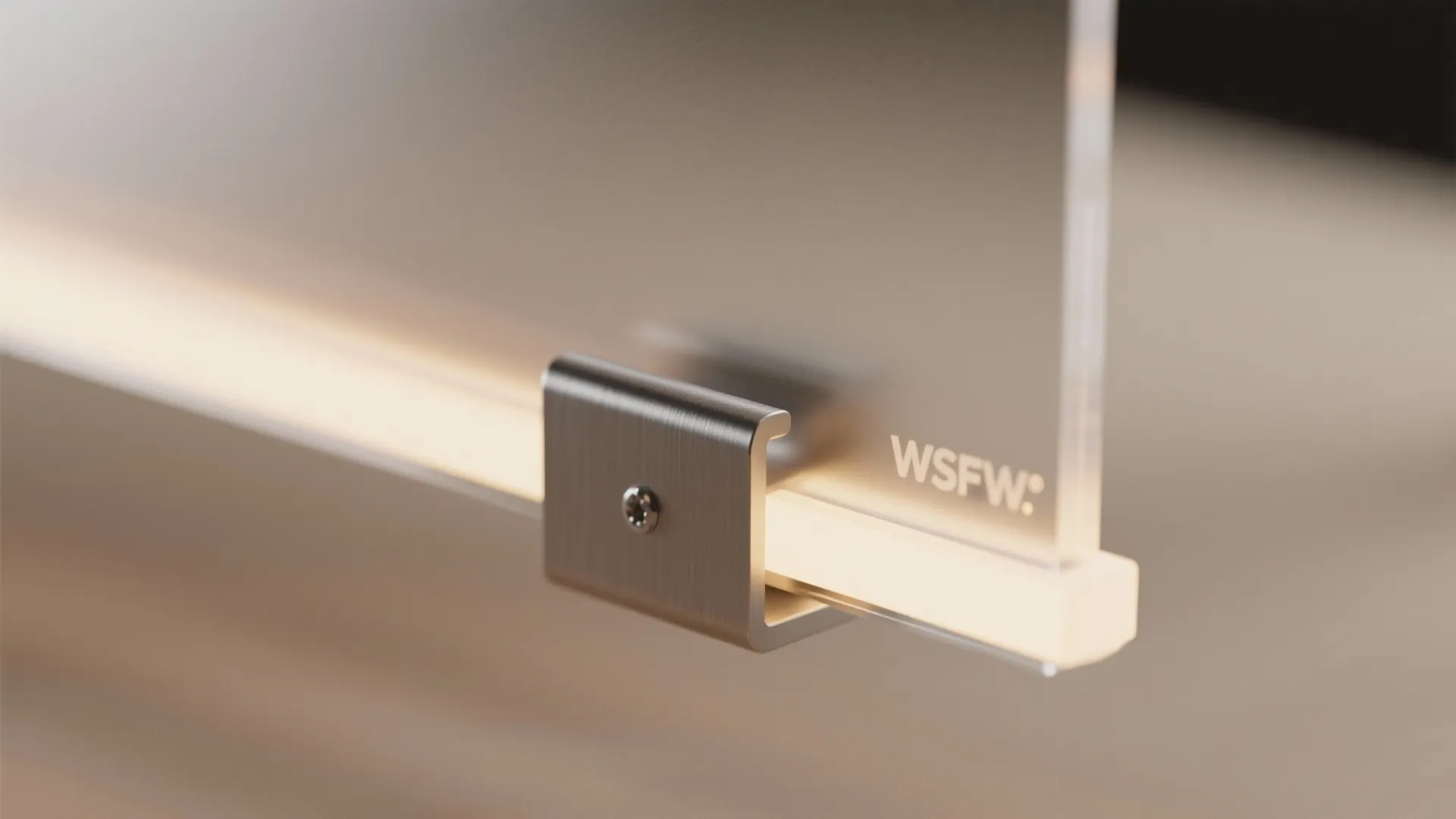 Glass-effect backdrops for airy depth