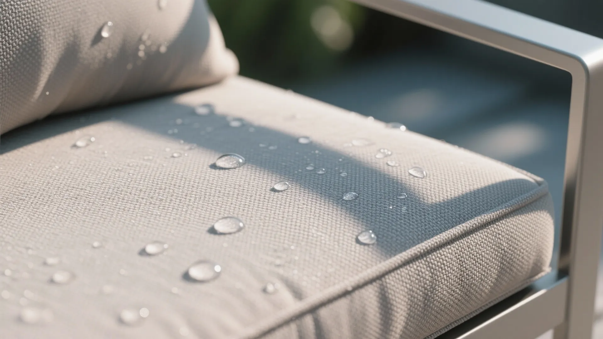 Weather-resistant materials: aluminum, HDPE, and performance fabric