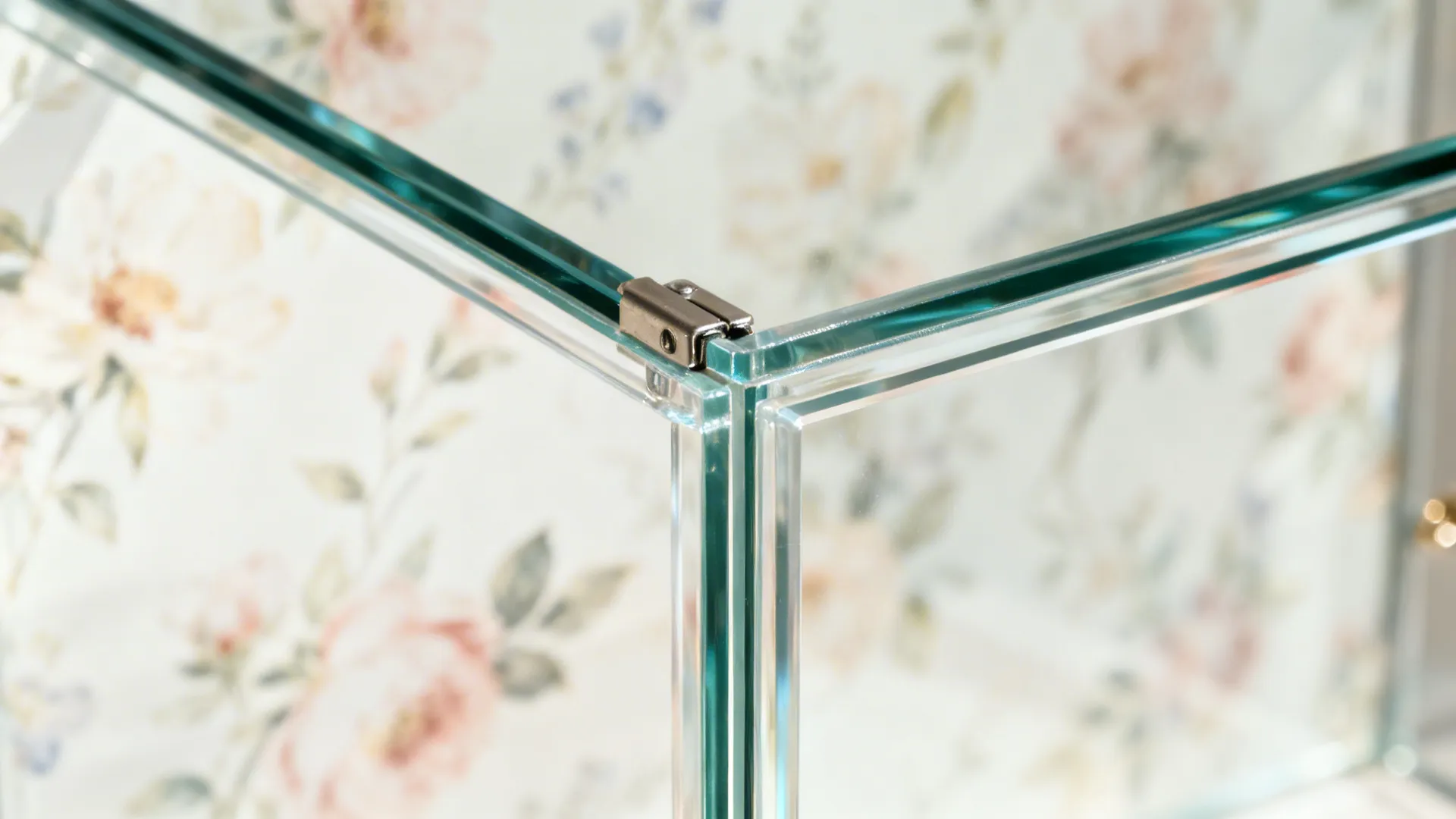 Glass-backed feel with acrylic for safer, lighter doors