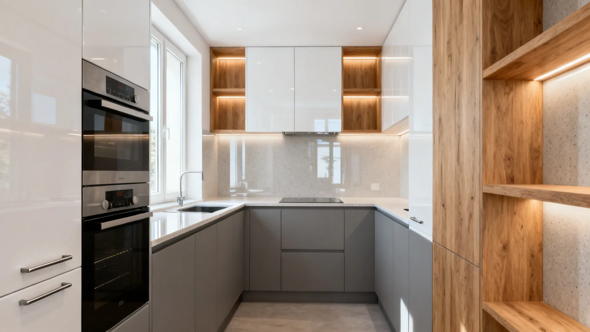 5 Kitchen Cupboard Designs with Acrylic Finishes
