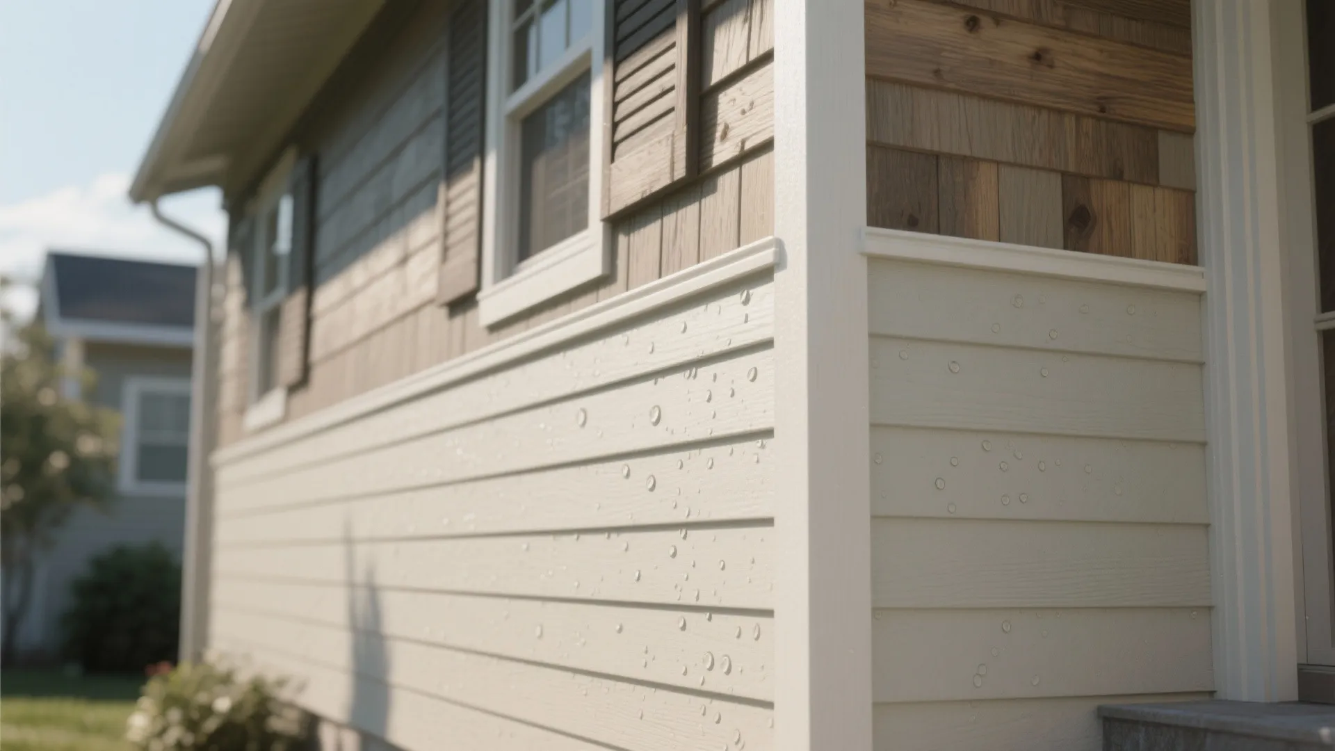 1. Go for 100% acrylic-latex for most siding