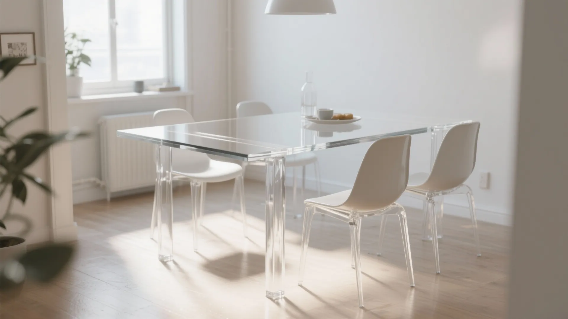 3. Clear Acrylic Legs