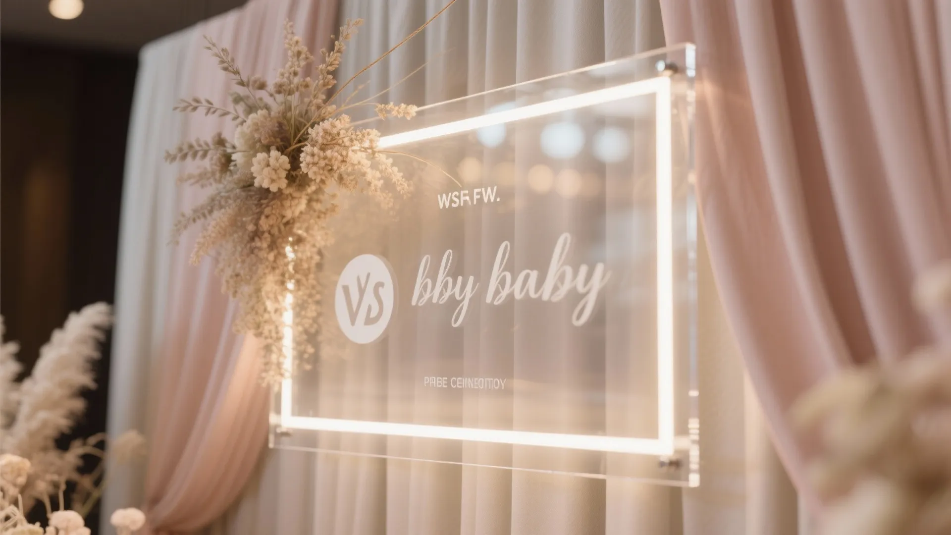Personalized Signage & Focal Backdrop