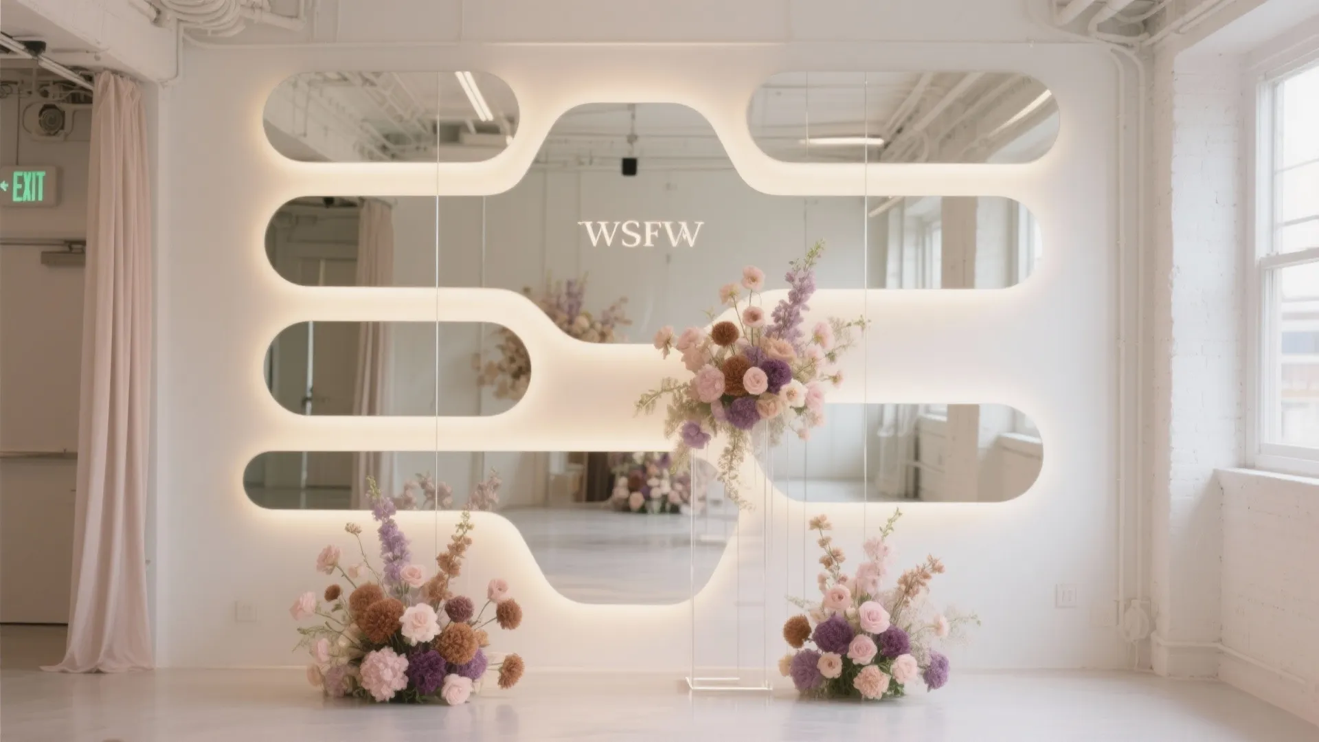 Acrylic Mirror Panels with Soft-Edge Layering