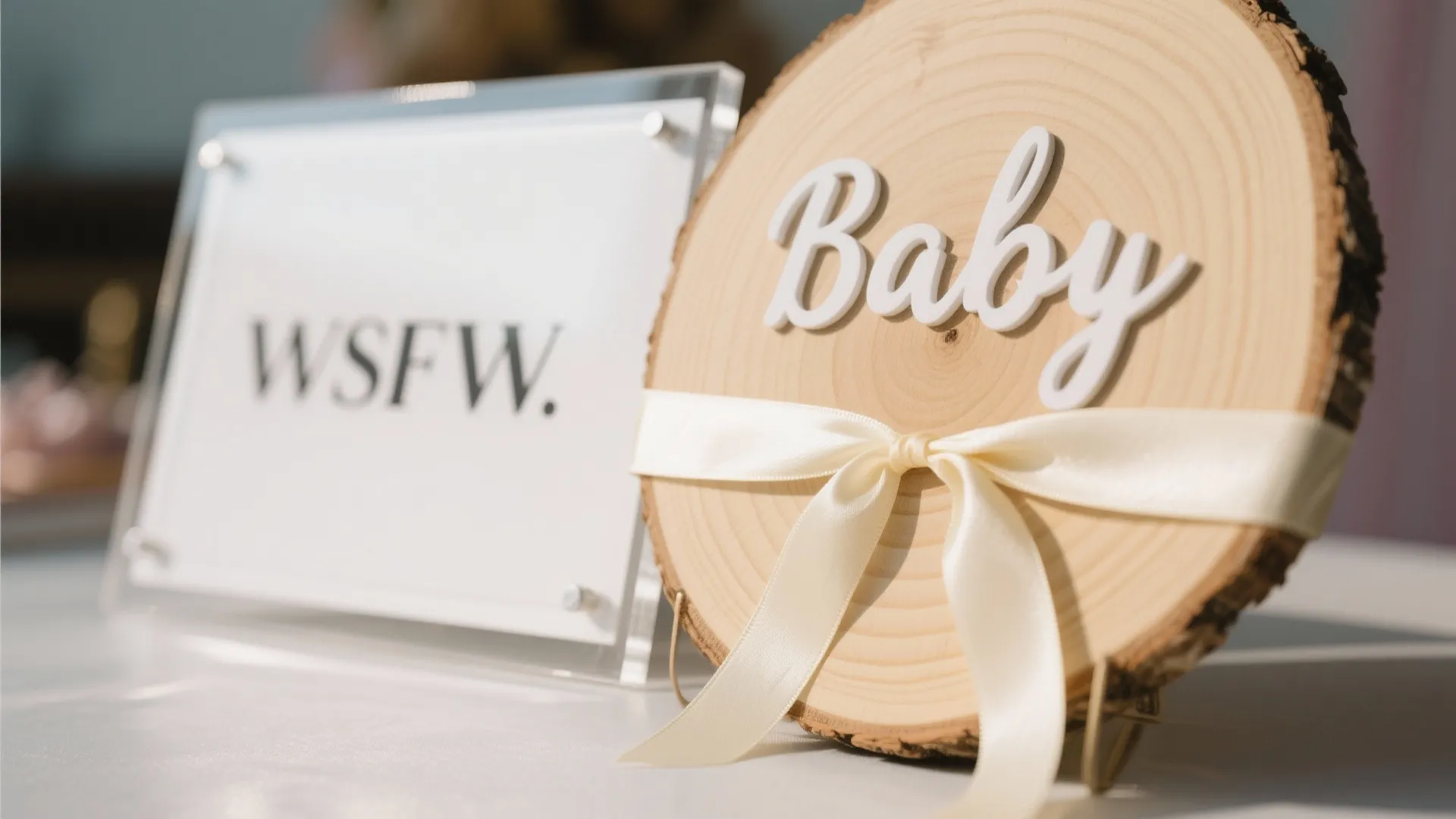 Acrylic, Wood, and Foam-Core Signage That Feels Custom