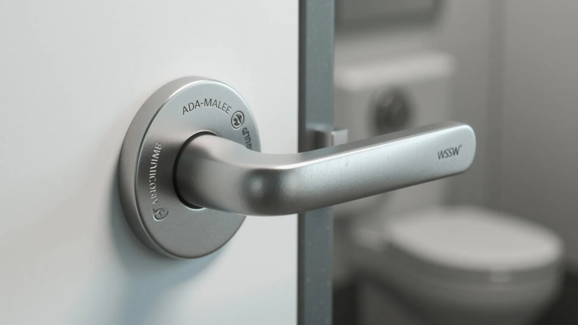 2. ADA-compliant lever handles with anti-microbial finish
