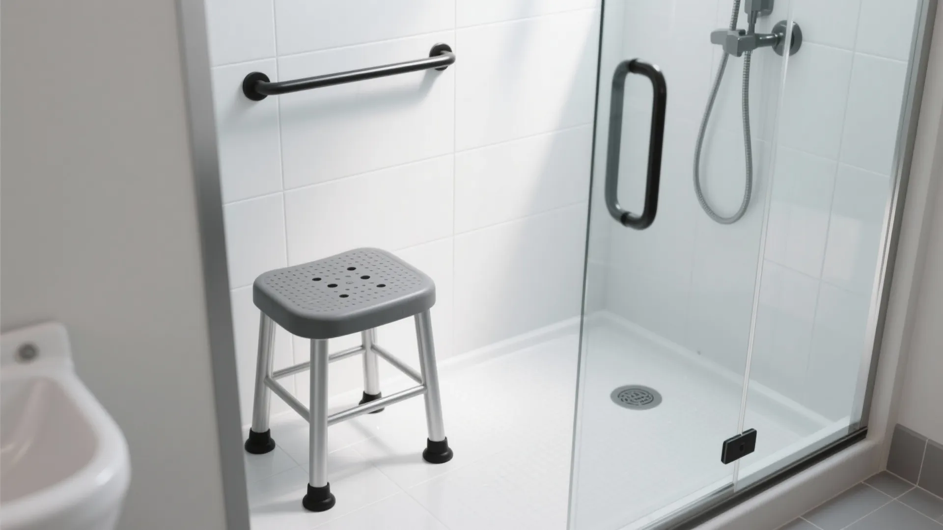 Non-Slip Safety Stool With ADA-Informed Height
