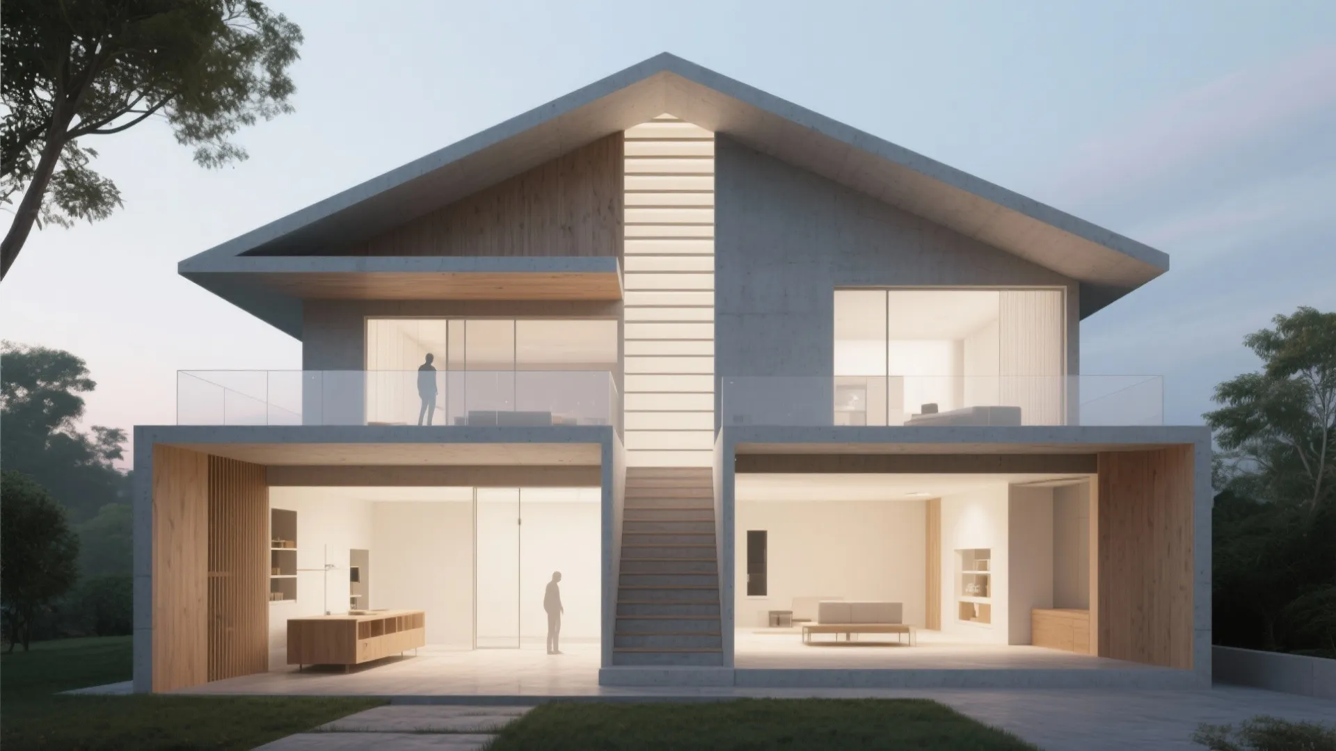 Two-Storey Bungalow, Drawn for the Near Future