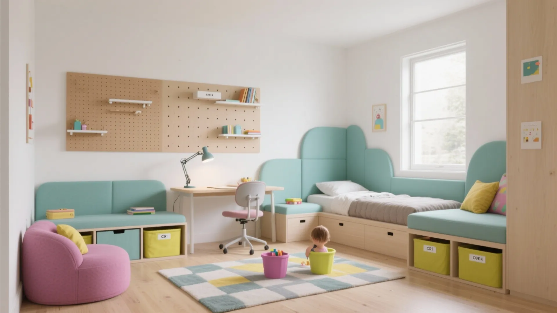 Creative Pop Design for Children's Room: Fun and Functional Ideas: 1 Minute to Transform Your Kids’ Space with Pop Design Secrets