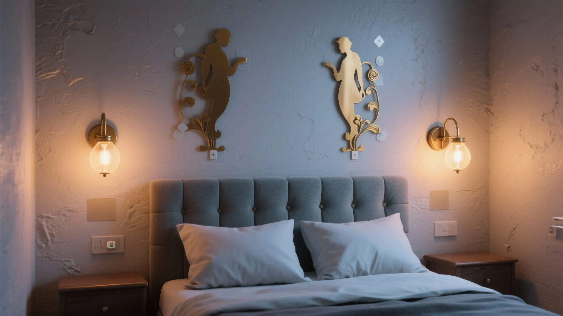 3. Decorative sconce replicas for rental walls