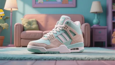 Adidas Forum x Simpsons Living Room