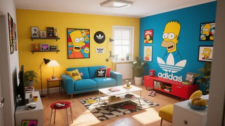 10 Smart Ideas for an adidas x Simpsons Living Room