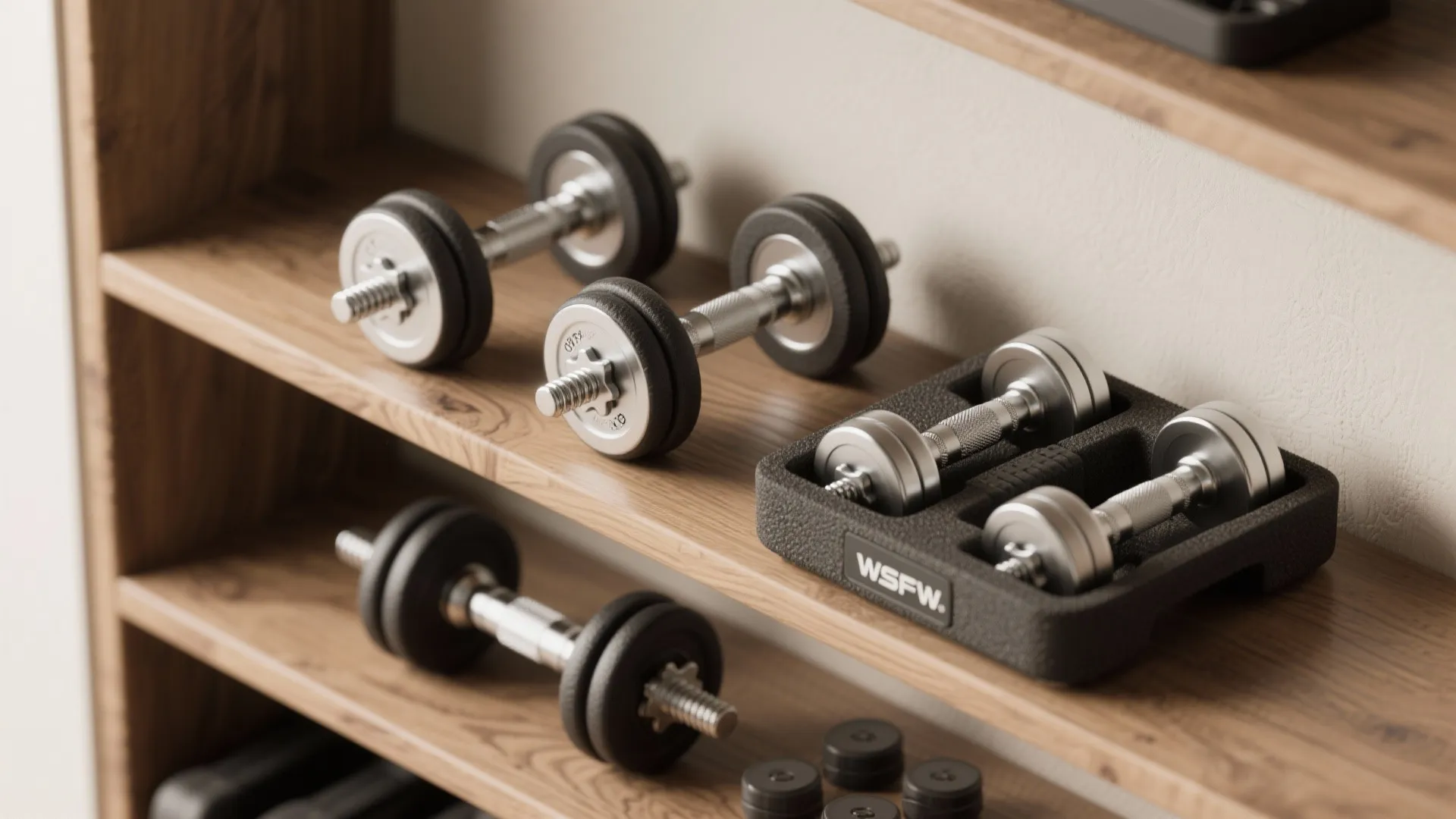 2. Adjustable Dumbbells (All-in-One Sets)