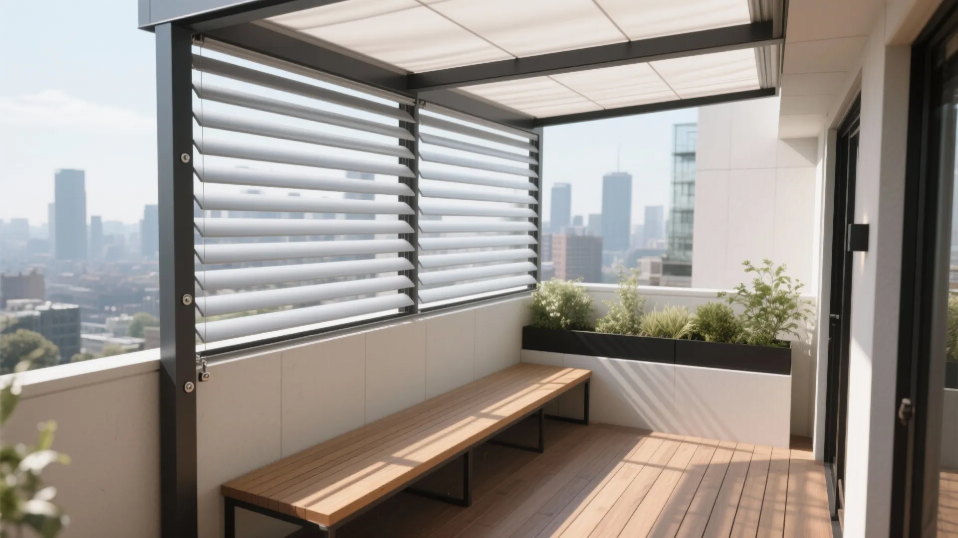 Adjustable Pergola Roof for Year-Round Control