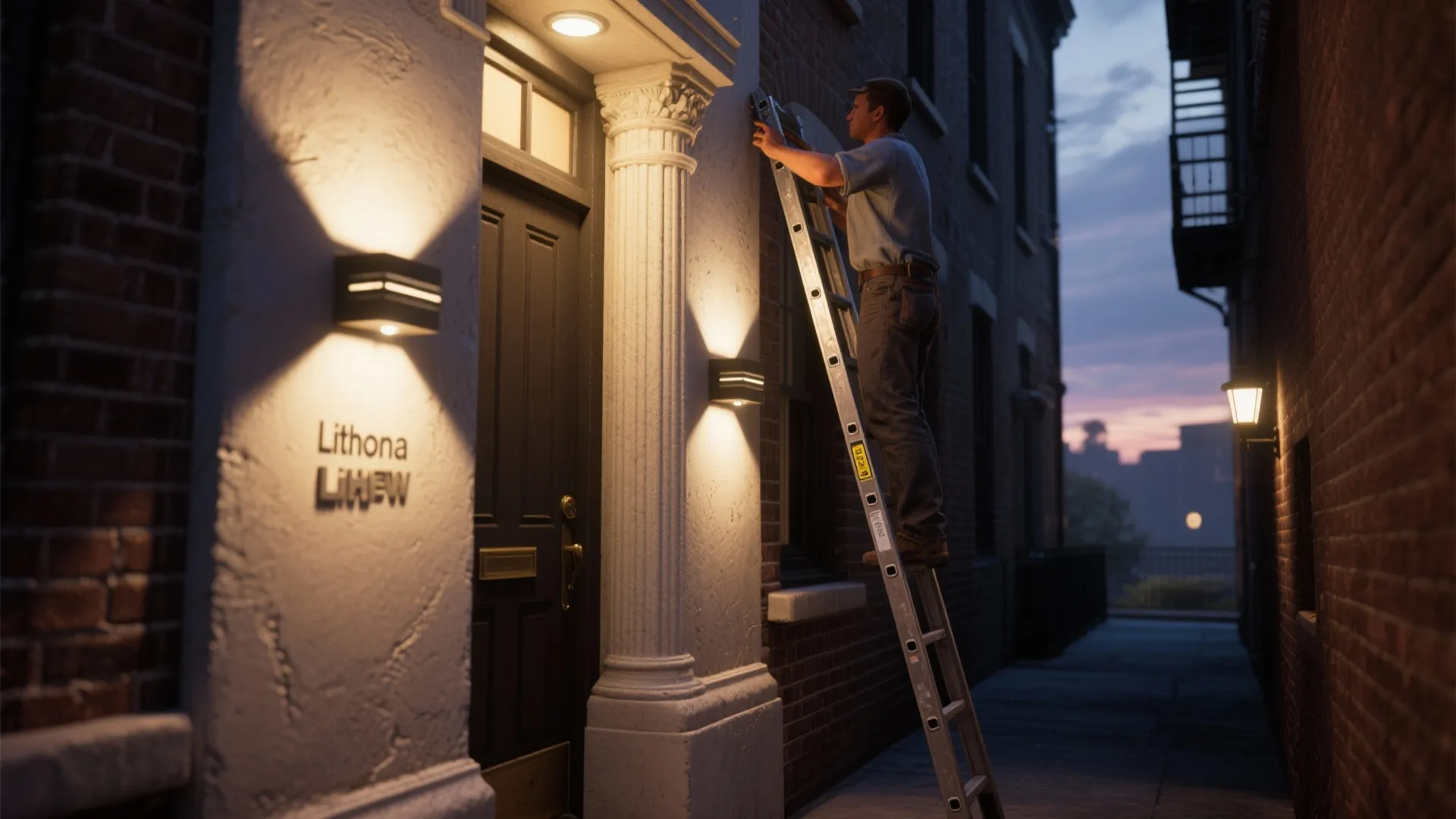 2. Accent architecture with adjustable fixtures