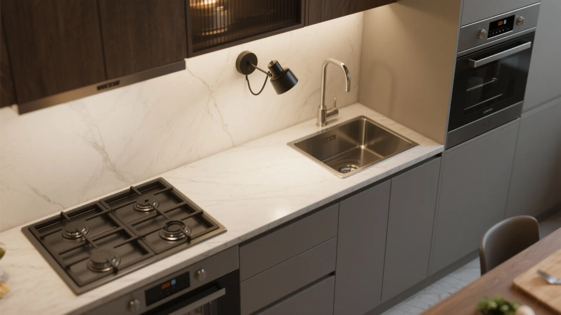 3. Adjustable-arm shades for flexible task lighting