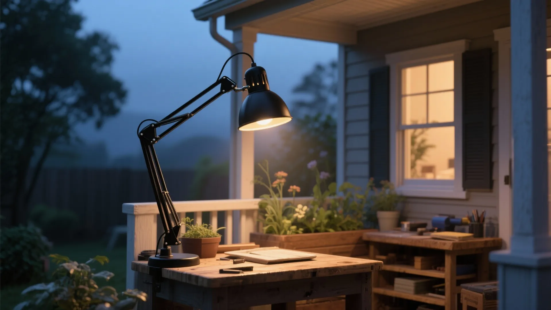 3. Adjustable arm lamps for functional zones