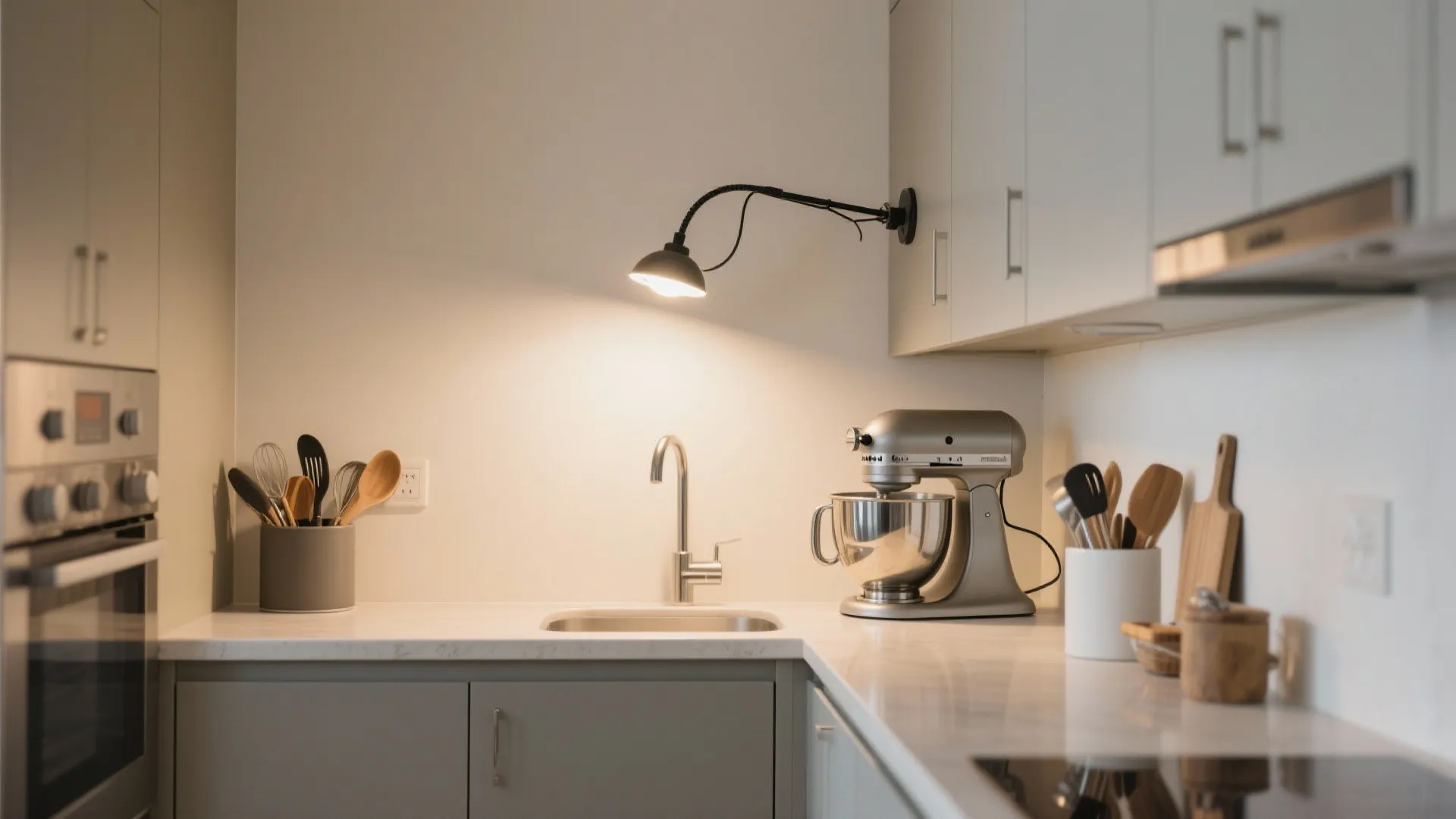 Adjustable Arm Moon Light for Flexible Prep Zones