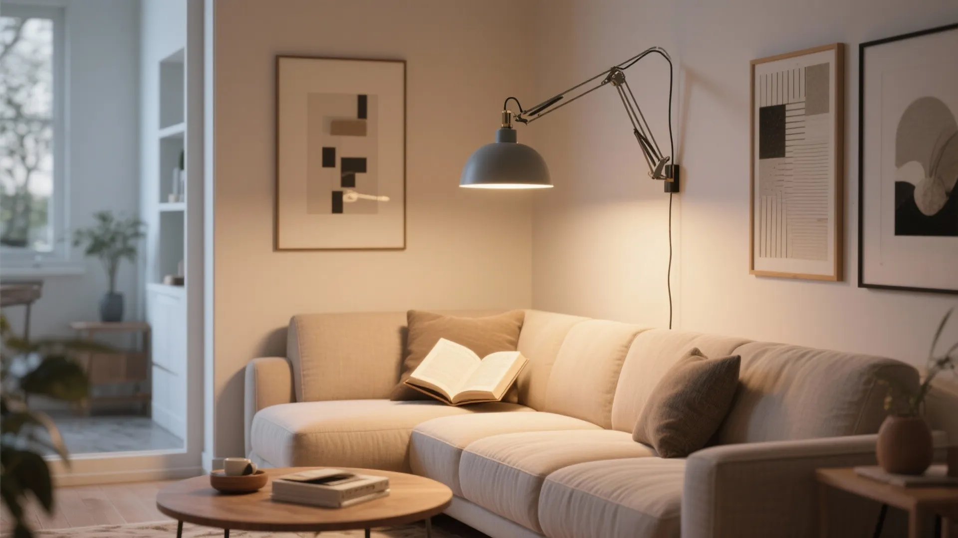 3. Adjustable Arm Pendant