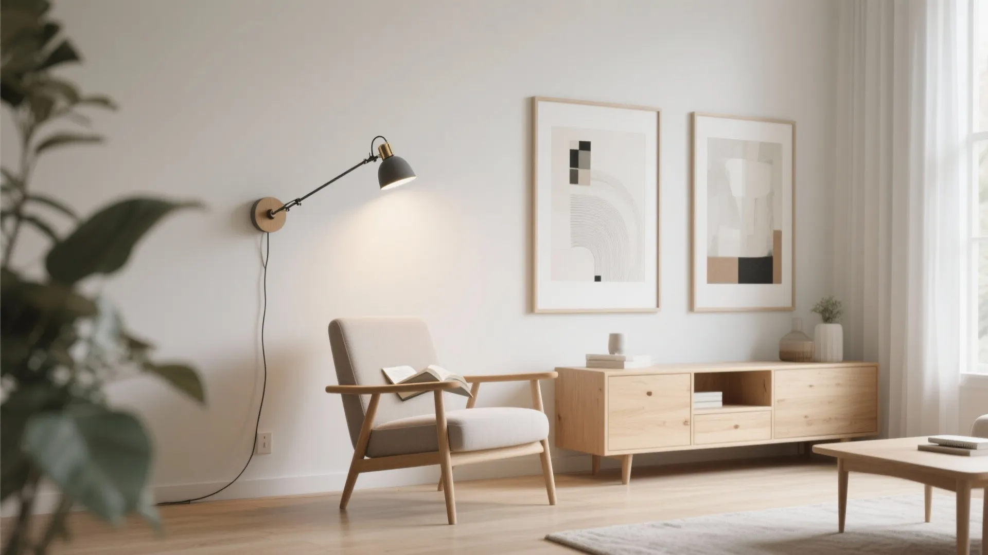 2. Adjustable Arm Sconces