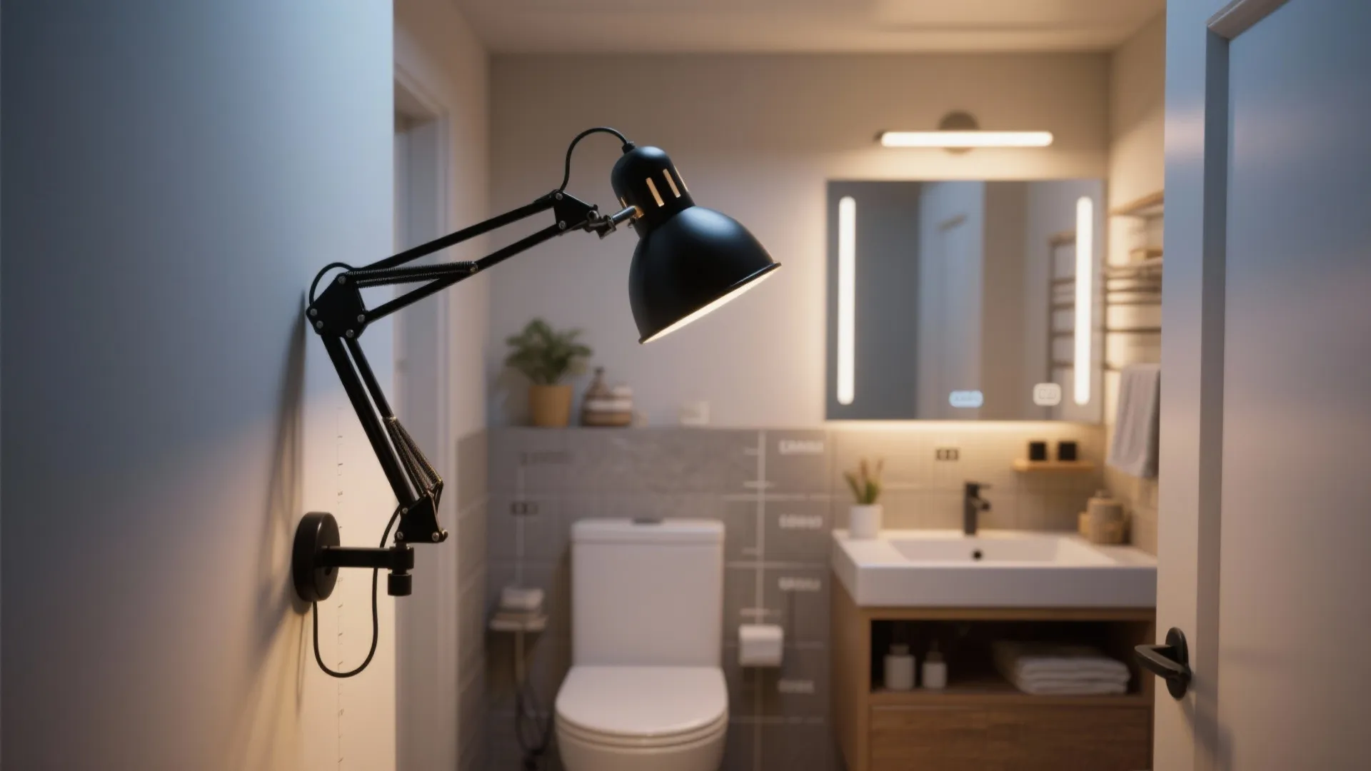 5. Add Task Lighting with Adjustable Arms