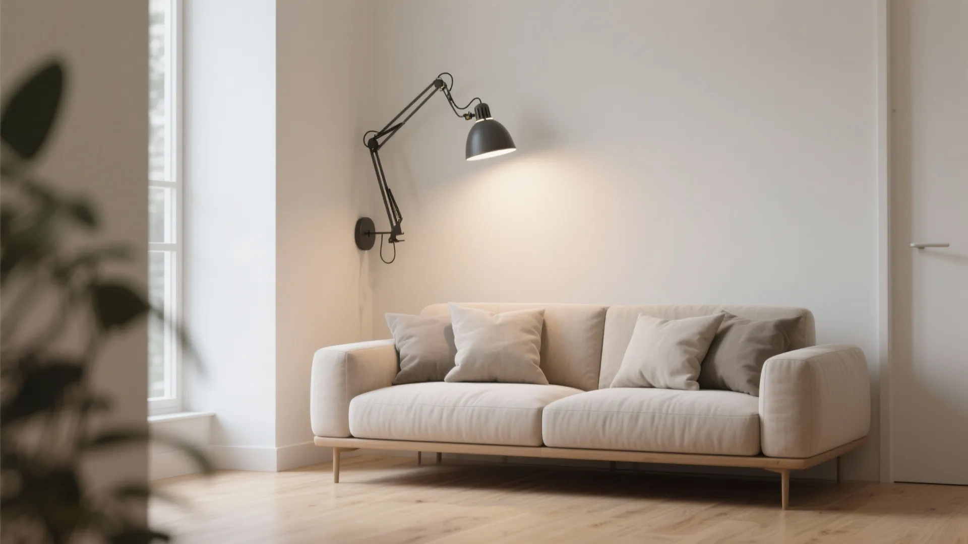 3. Adjustable Arm Wall Lamps