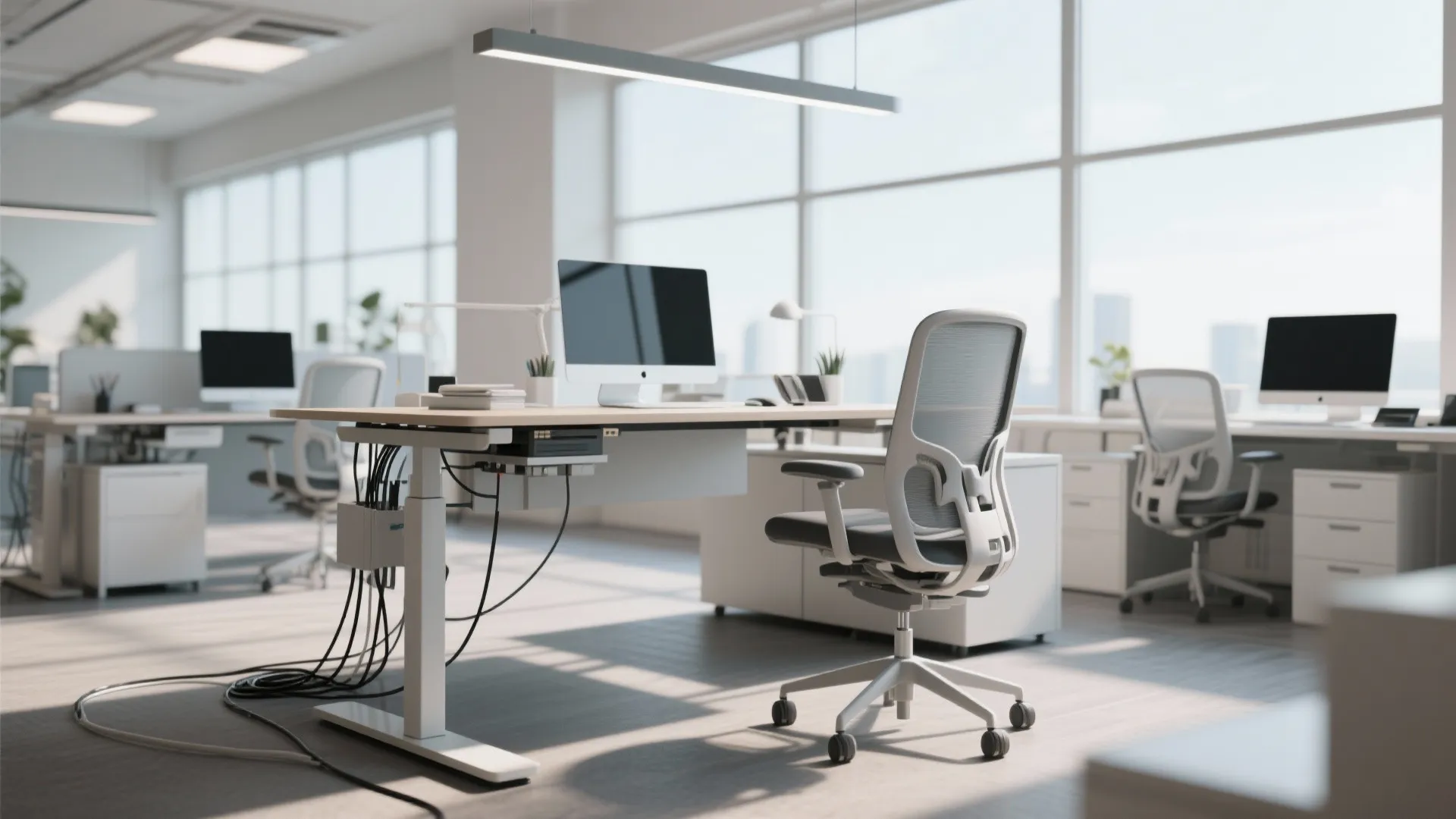 3. Adjustable Desks