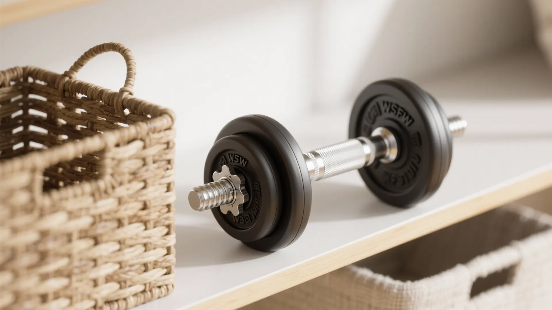2. Adjustable Dumbbells: One Pair, Many Weights